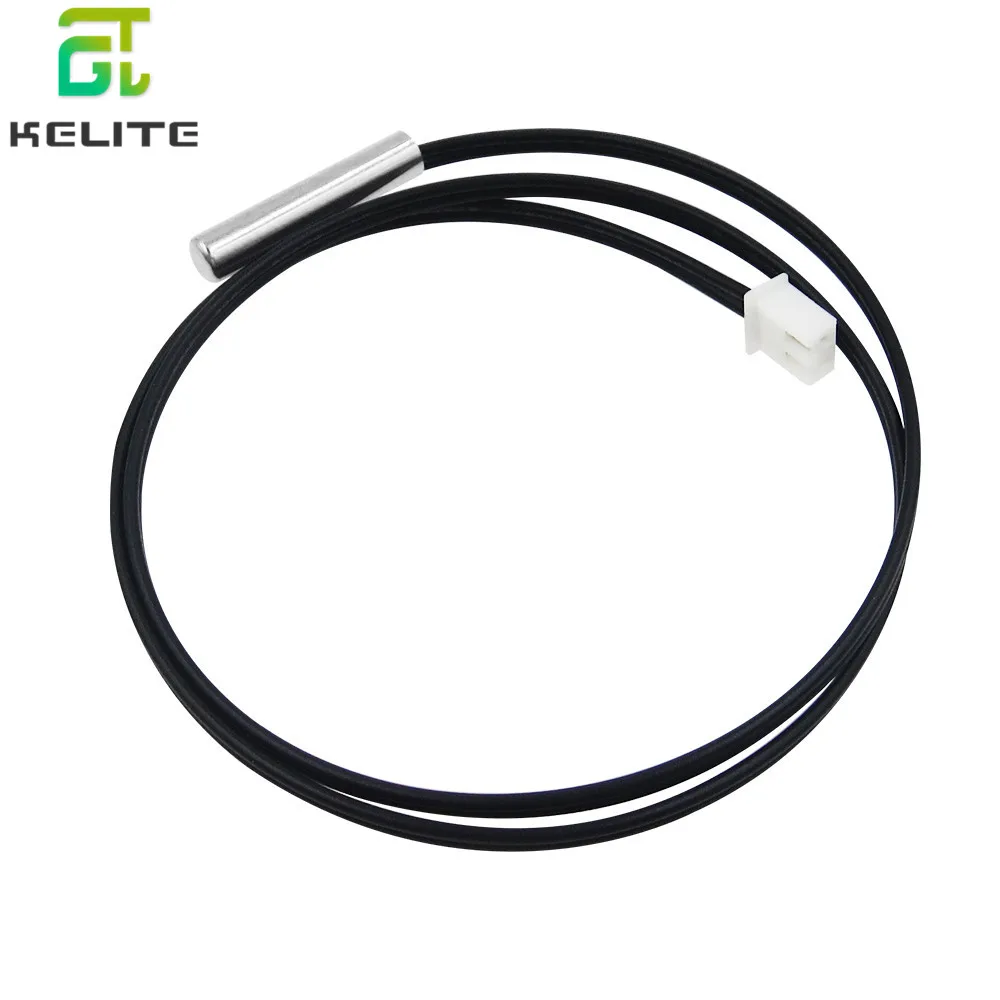 

Hot 50cm NTC Thermistor Temperature Sensor Waterproof Probe Wire 10K 1% 3950 W1209 W1401 cable