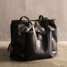WOONAM модная сумка большой емкости натуральный Топ спрятать натуральная телячья кожа карман шоппер сумка WB1031
