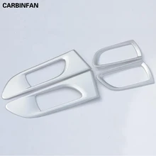 Автомобильная дверь ABS внутренняя ручка блестки внутренний хромированный чехол отделка Украшение Наклейка для Subaru XV 2012 2013