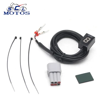 

Sclmotos-Ecu Plug Mount 6 Speed 1-6 Level Gear Indicator Gear Meter Fit For Suzuki Motorcycle Plug Play EFI Engine GSF650 RMZ450