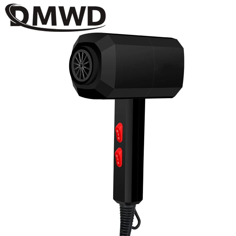 DMWD 2200 Вт Портативный электрический фен для волос с горячим холодным ветром, двигатель переменного тока, фен с отрицательными ионами, анион, парикмахерские салоны, инструменты для укладки