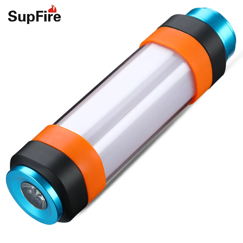 

Camping Flashlight Supfire Work Light USB Lanterna Torch Linterna LED Tent Light for Olight Nicron Sofirn Fenix Hand Lamp A049