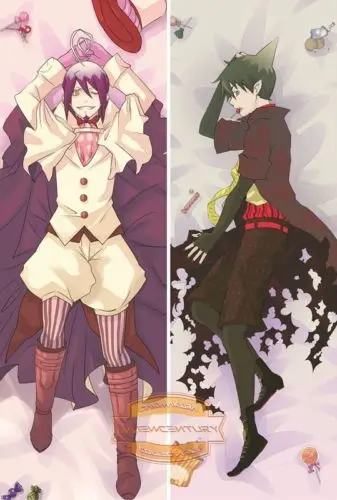 

Japan Anime Hugging Body Pillow Case 150*50 Blue Exorcist Mephisto Rin Okumura Pheles Ao no Exorcist