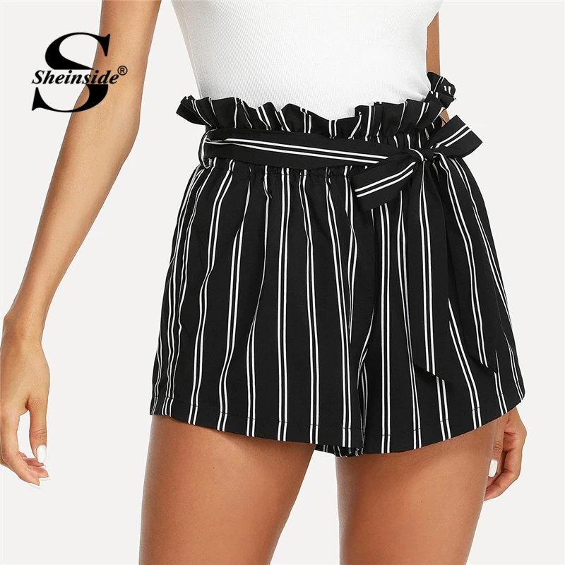 elastic waist shorts