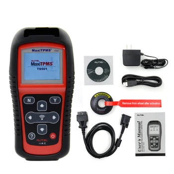

A+ quality AUTEL MaxiTPMS TS501 TPMS diagnostic & service tool activate OEM / Universal TPMS sensors + reprogram vehicle ECU