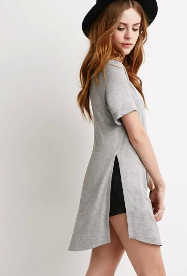 long tees for girls