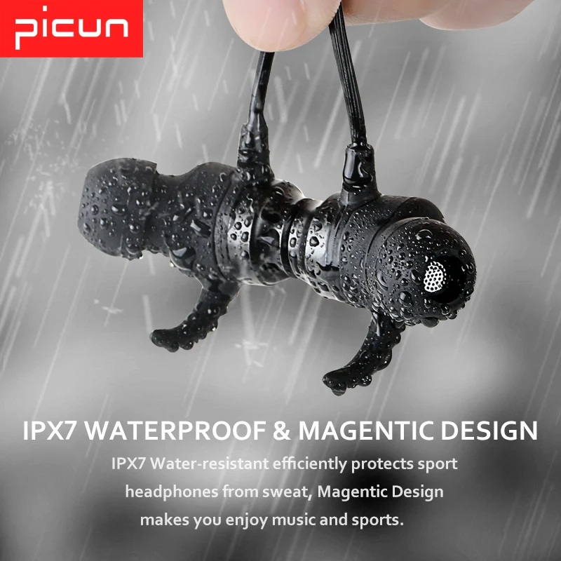 H18 беспроводные наушники IPX7 водонепроницаемые Bluetooth наушники спортивные бас наушники гарнитура с микрофоном для iPhone Xiaomi huawei PC MP3