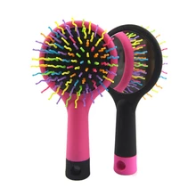 1 шт. новая Радужная щетка для волос бразильский индейский Кератин Расширение парик из натуральных волос Стайлинг конфеты Волшебная расческа инструменты escova de cabelo