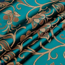 Винтажная Цветочная парчовая ткань, дамасский жаккард, одежда для обивки костюма, мебель, ремесла, материал, ткань для подушки 75 см* 50 см