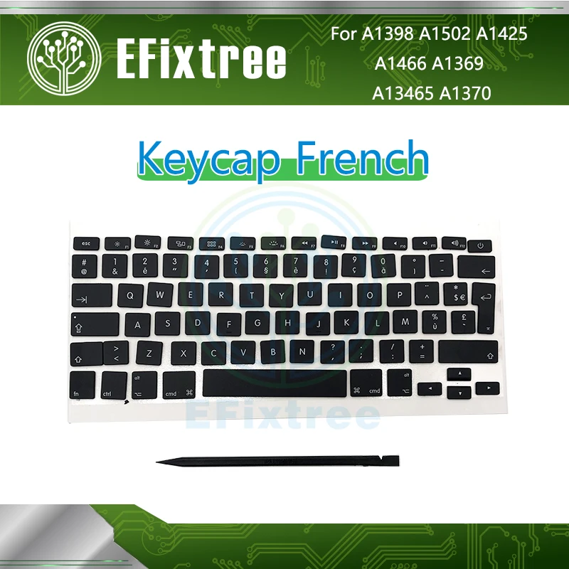 Клавиатура A1370/A1465/A1466/A1369/A1425/A1398/A1502 с французскими клавишами для Macbook Pro Air 13 дюймов