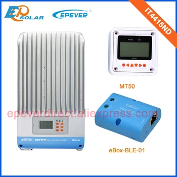 

Solar voltage regulator for home system use IT4415ND 12v 24v 36v 48v automatic work bluetooth function for connect APP+MT50 45A