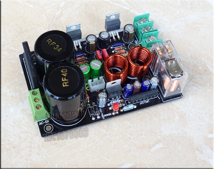 LM1875 LM3886 HIFI усилитель с OMRON контуром 25A выпрямитель мост гейнкарта классический