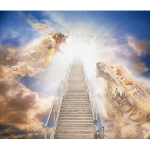 

Home Decor arts stairway to Heaven diy needlework diamond embroidery Cross stitch 5D Rhinestone Landscapes diamond painting k008