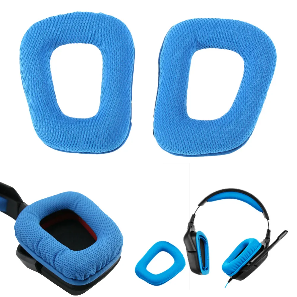 1 Pair Of Replacement Ear Pads Cushion For Logitech G35 G930 G430 F450
