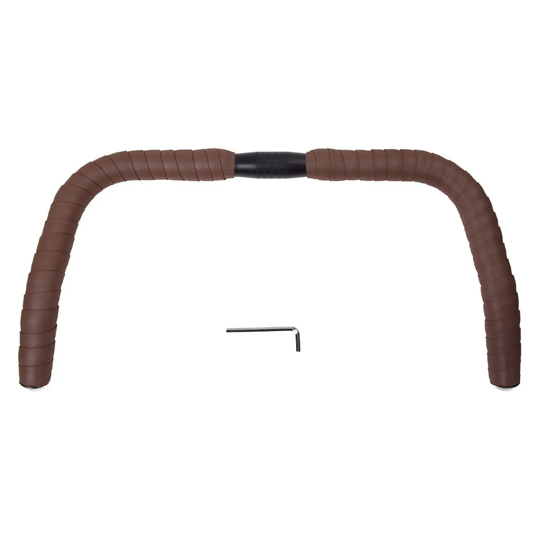 

Cycling Road Bike Bicycle Alloy Bullhorn HandleBar Fixed Gear Track Single Speed Brown