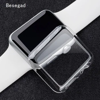 

Gosear Transparent Protector Protective Case Cover Shell for Apple Watch iWatch i Wach iwach Series 1 2 3 38mm 42mm Accessories