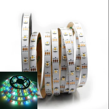 

SK6812 RGBW (similar ws2812b) led strip light 4in1 1m/4m/5m 30/60/144 led/pixels/m individual addressable IP30/IP65/IP67 tape 5m