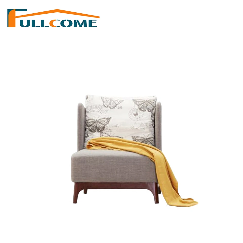 

Leisure Home Furniture Modern Leather Scandinavian Sofas Chair Divani Living Room Furniture Single Chair Fabric Chair Wood Based