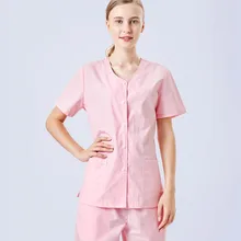 Новое поступление медицинская Униформа с короткими рукавами наборы скрабов для докторов медработников Хирургическая Одежда салон красоты стоматологическая клиника Спецодежда лабораторный комбинезон