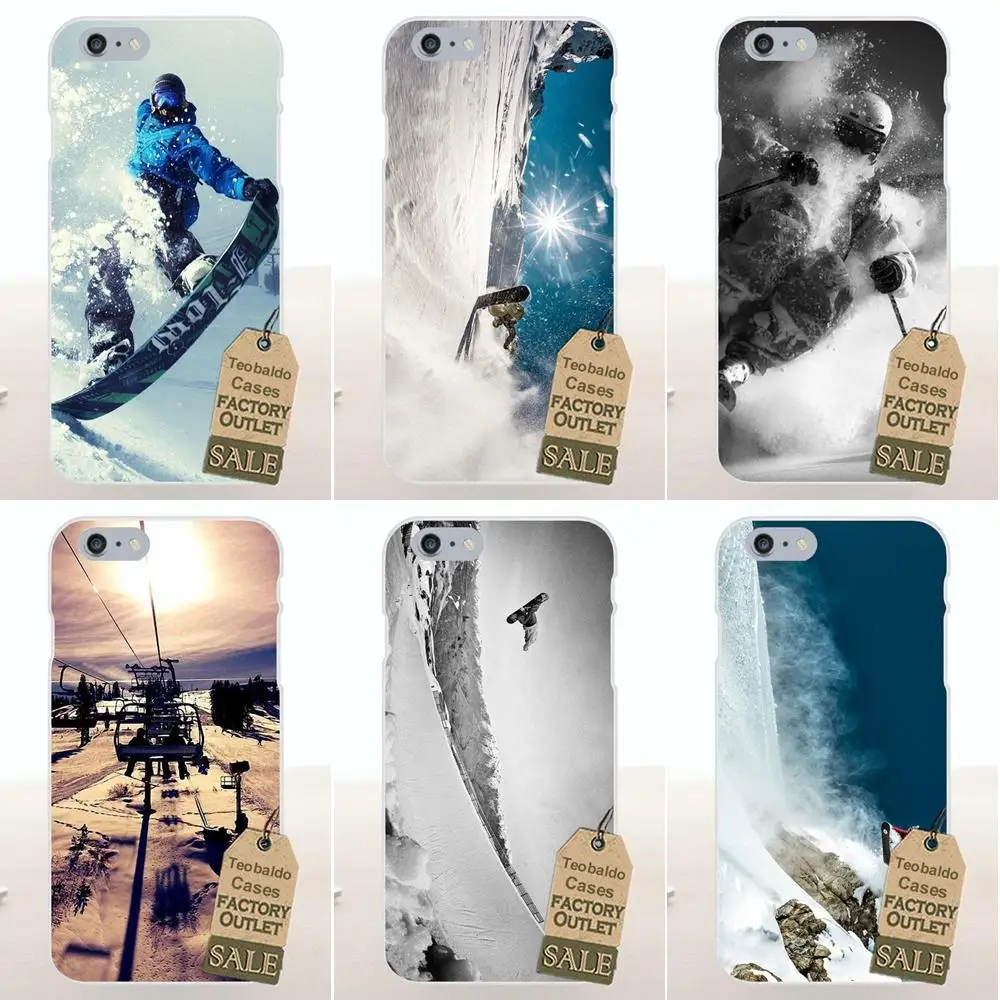 Мягкий защитный чехол для Apple iPhone 4 4S 5 5C SE 6 6S 7 8 Plus X LG G4 G5 G6 K4 K7 K8 K10 Snow Or Die Лыжный