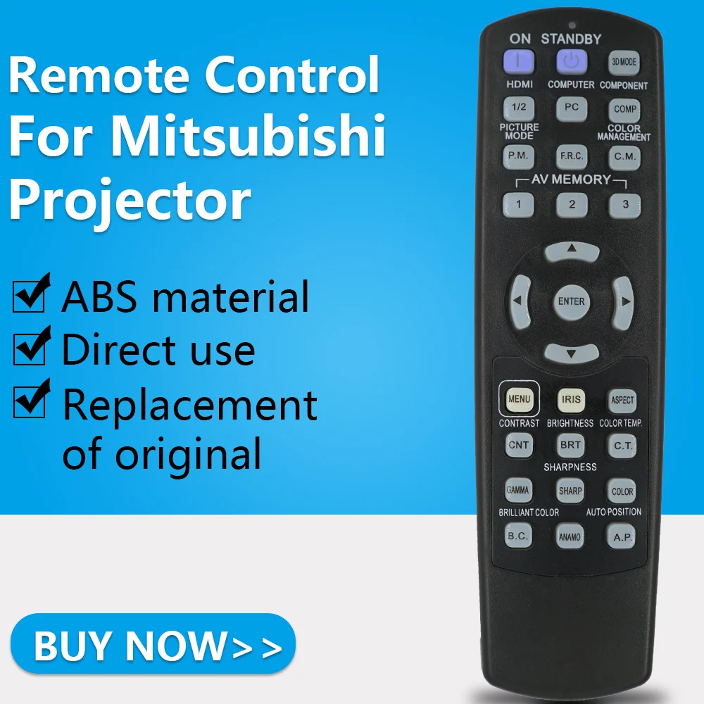 ZF for Mitsubishi projector remote control LW 6100 LX 6150 hc3800