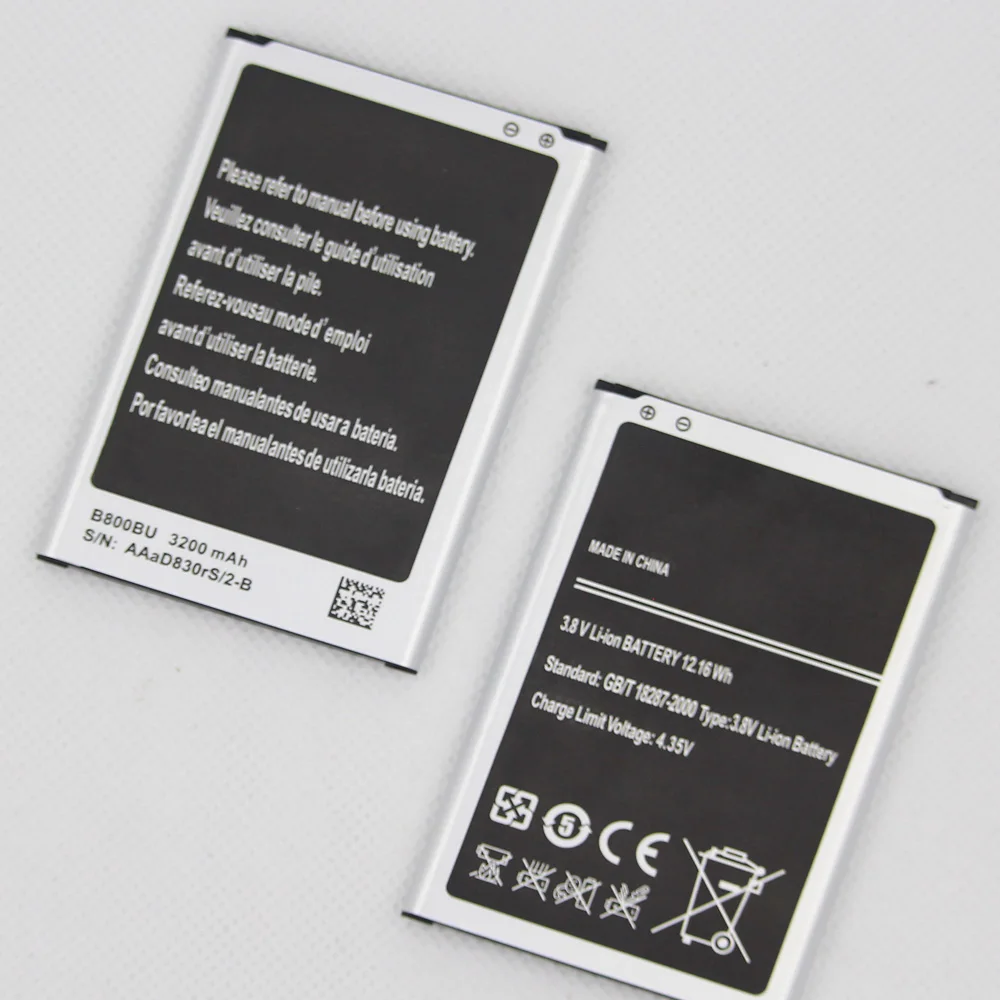 Аккумулятор для Samsung Galaxy Note 3 N9000 N9005 N900 N9002 N9008 III 3200 мАч|Аккумуляторы мобильных
