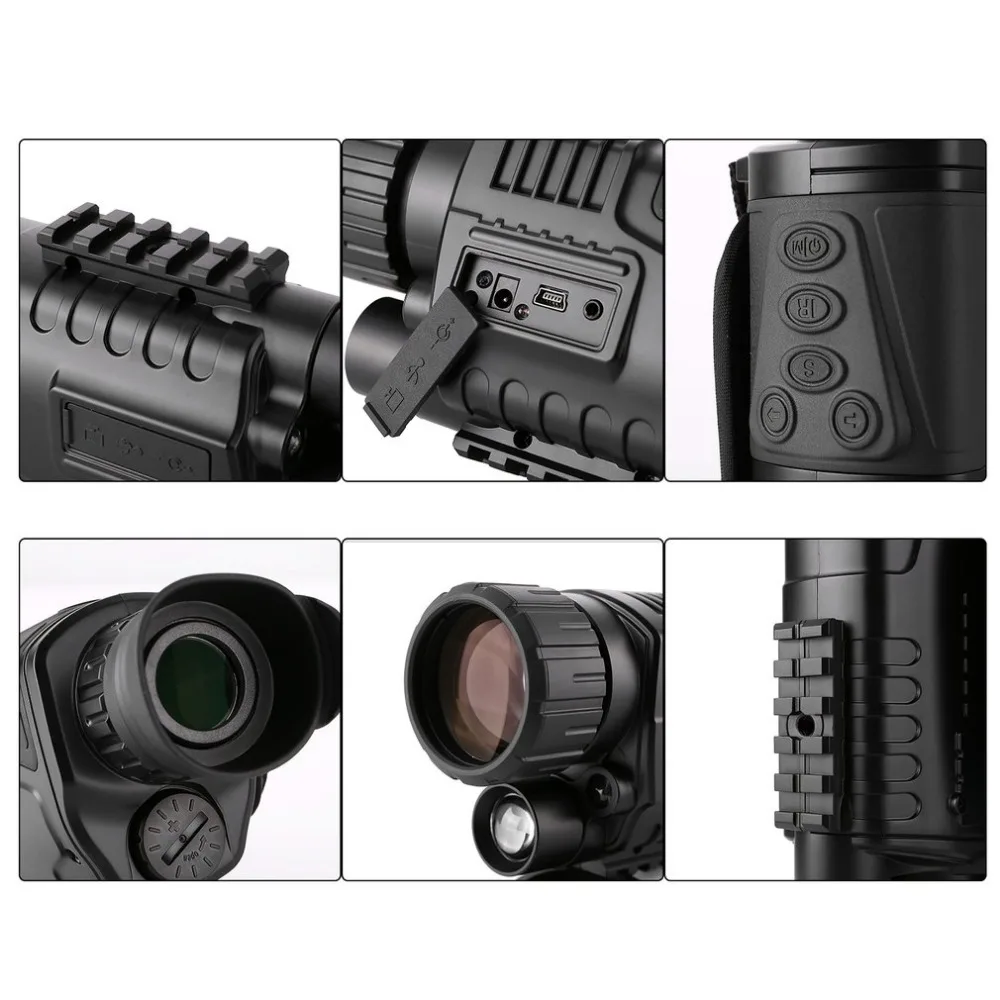 Night-Vision Monocular Tactical Infrared Night Vision Telescope Military HD Digital Monocular Telescope Night Time Navigation Night-Vision Monocular Tactical Infrared Night Vision Telescope Military HD Digital Monocular Telescope Night Time Navigation