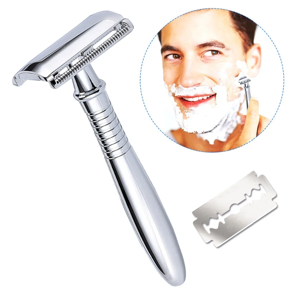 

Manual Shaver Professional Straight Edge Stainless Steel Sharp Razor