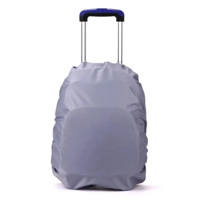 Портативный водонепроницаемый пылезащитный дождевик рюкзак tas сумка для уличный для пешего туризма кемпинга - Цвет: Silver