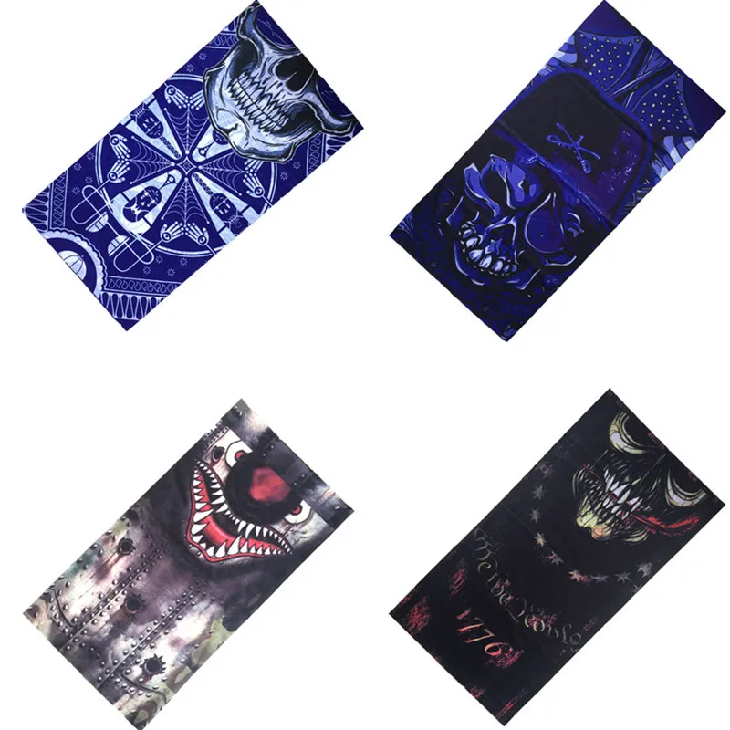 

Magic Motorcycle Hip Hop Punk Sport Headwear Seamless Tubular hijab Neck Tube Sports Scarf Mask Headband Motorcycle kerchief