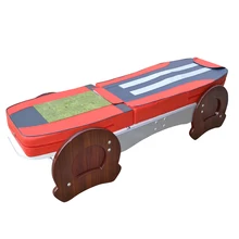 Split-body Electric Kneading Full Body Roller Massager with Carbon Fiber Heating Jade Massage Bed Table byriver factory wholesale therapy center jade massage bed reflax shiatsu full body massager equipment 5 4 jade roller