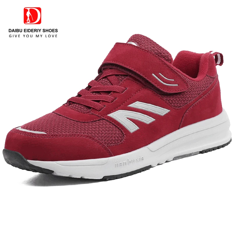 

DAIBU Old People Autumn NEW ARRIVAL Shoes Non-slip Soft Sole Safety Sneakers Elderly Walking Shoes Women