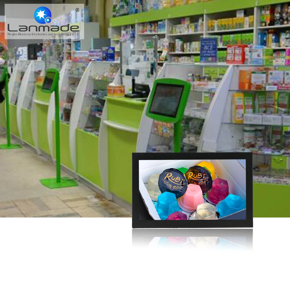 10 дюймовый Настольный небольшой ЖК монитор с открытой рамкой vga dvi hd tft 12 В