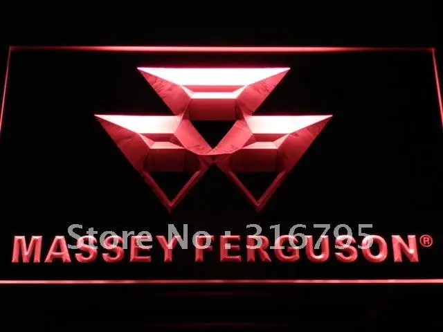 

d187 Massey Ferguson Tractor LED Neon Light Signs with On/Off Switch 20+ Colors 5 Sizes to choose