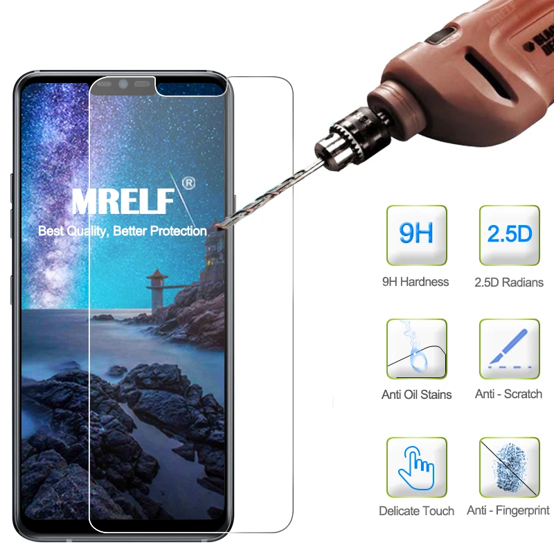 MRELF закаленное стекло для LG G7 ThinQ защита экрана на 2.5D телефон защитный экран