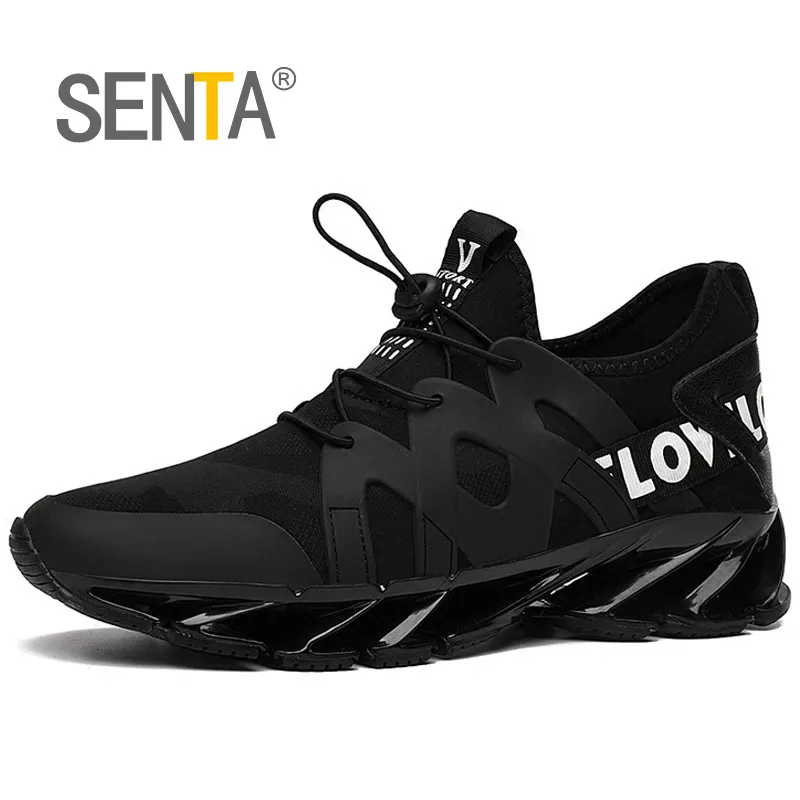 Air Cushion Blade Men Running Shoes Breathable Outdoor Walking Shoes Male Athletic Sport Sneakers Light Jogging Shoes for Adult