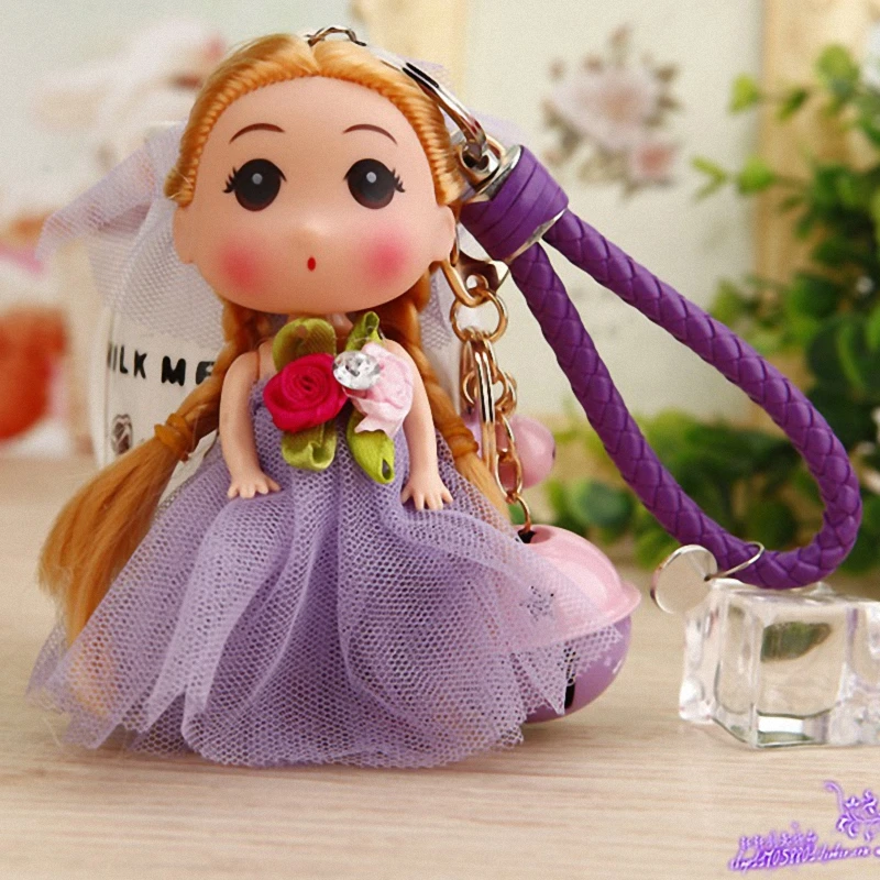 Buy Cute Baby Dolls Wedding Dress Princess KeyChain