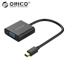 ORICO Mini DP to VGA Adapter кабель мужчины к Famale видео аудио конвертер адаптер для HD ТВ xbox PS3 PS4 ноутбука ТВ Box PC