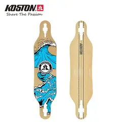 Koston Профессиональный longboard стойки 41 дюймов скейтборд палубы 8ply канадский клен ламинированные Drop доска для крейсерских