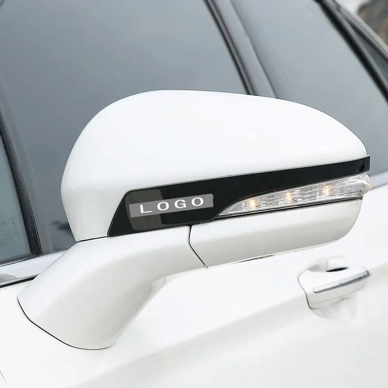 

New Titanium Rearview Mirror Strip Decorative For Ford Fusion Mondeo 2013-2018 Blue Exterior Part Chromium Styling Car Sticker