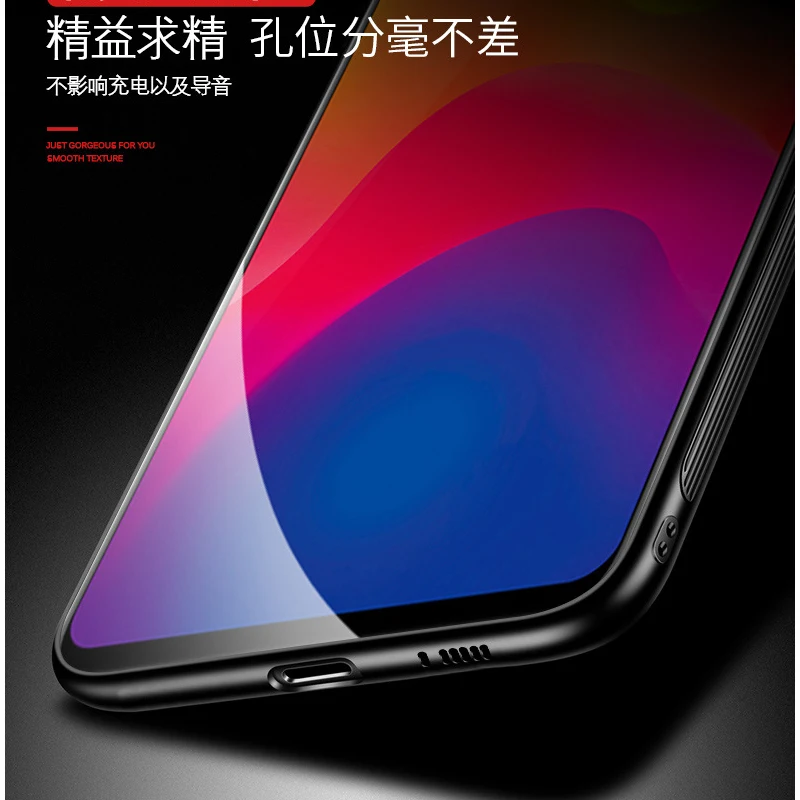 Чехол для vivo X21 2 шт. задняя крышка из закаленного стекла поликарбоната ТПУ