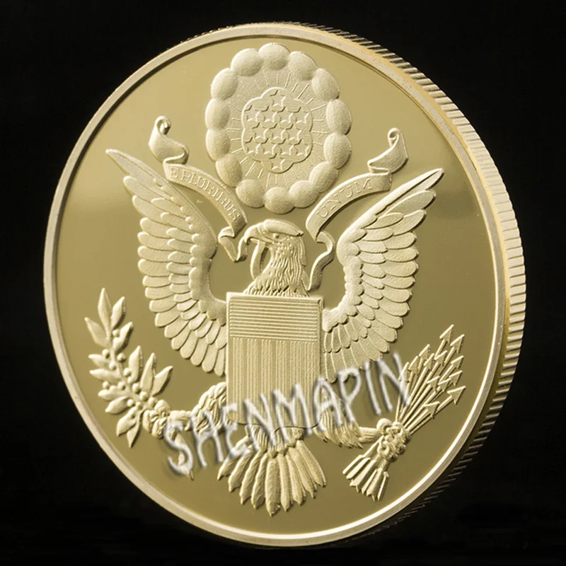 Mason памятная монета майя Пирамида один открытый глаз наградная монета США Novus Ordo Seclorum коллекционные монеты золото серебро
