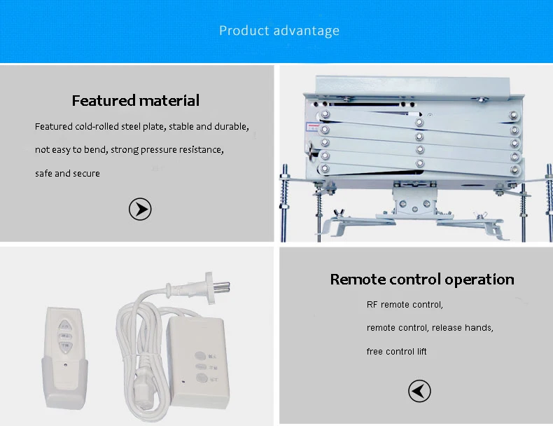 Моторизованный ножничный проектор лифт проектор кронштейн Лифт 1,5 м потолочный проектор лифт с пультом дистанционного управления для кино/школы