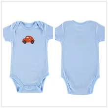 Autumn 1 Piece Cotton Style Baby Girl Boy Winter Clothes Car New Born Body Baby Ropa Character Next Baby Bodysuit r009