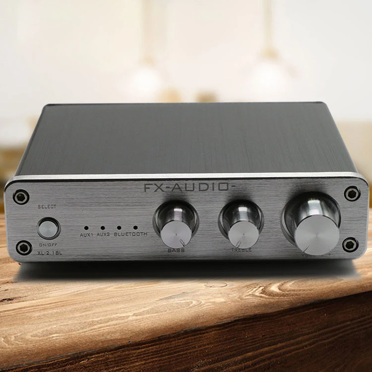 

FX-Audio XL-2.1BL High Power 2.1 Channel Bluetooth@4.0 Digital Audio Subwoofer Amplifier Input RCA AUX BT 50W*2+100W SW Out