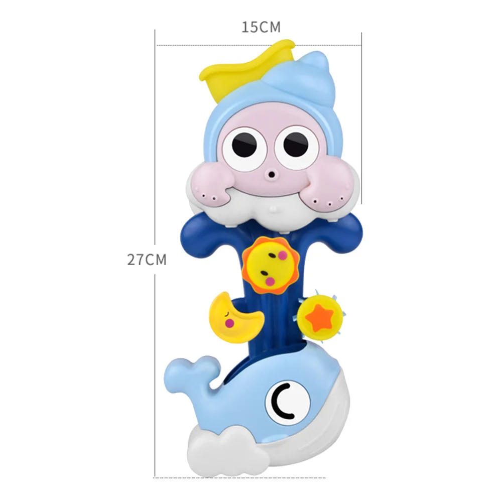 Swimming Bathtub Bath Toys New Baby Kids Bathroom Bath Toy Bathing Spouts Clockwork Play Water Toy 5