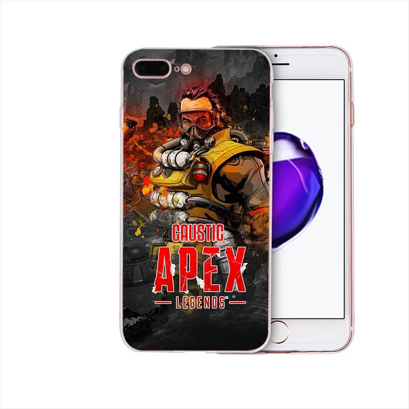 Apex legends мягкий силиконовый для мобильных телефонов Чехол для Apple iphone xr x xs max 7 8 plus 6 6s 5s se 5 10 чехол крутой дизайн мобильного корпуса - Цвет: case 17