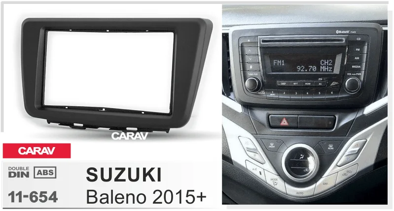 CARAV 11-654 Car Radio Installation Trim Fascia Panel