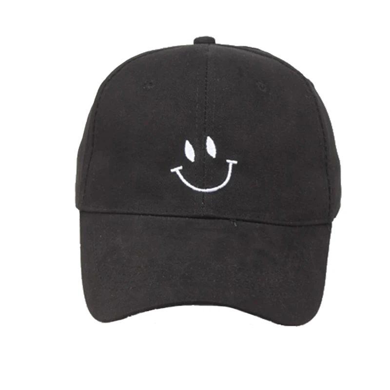 Men Women Smile Face Embroidery Baseball Cap Cotton Unisex Sports Golf Visor Hat Adjustable Snapback Hats Gorra Casquette CP0312 (4)