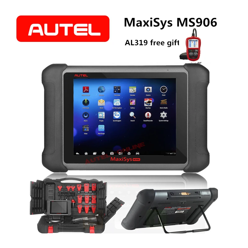 AUTEL MaxiSys MS906 Diagnostic Tool Code Reader ECU Coding ABS Bleeding Brake Key Fob Programming OBD2 Scanner as AL319 for Gift AUTEL MaxiSys MS906 Diagnostic Tool Code Reader ECU Coding ABS Bleeding Brake Key Fob Programming OBD2 Scanner as AL319 for Gift